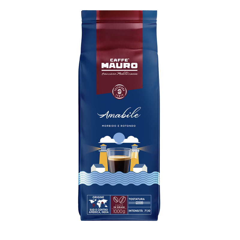 Caffè Mauro «Amabile - Mediterranean line» - 1kg Bohnen