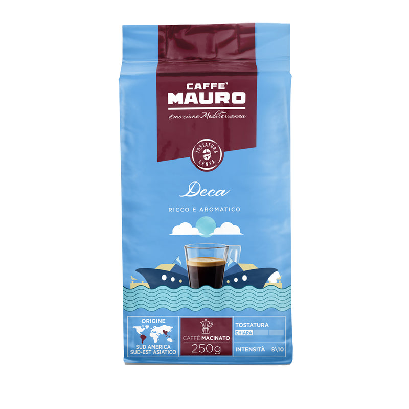 Caffè Mauro «Decaf 25/75» Pack gemahlen 250gr