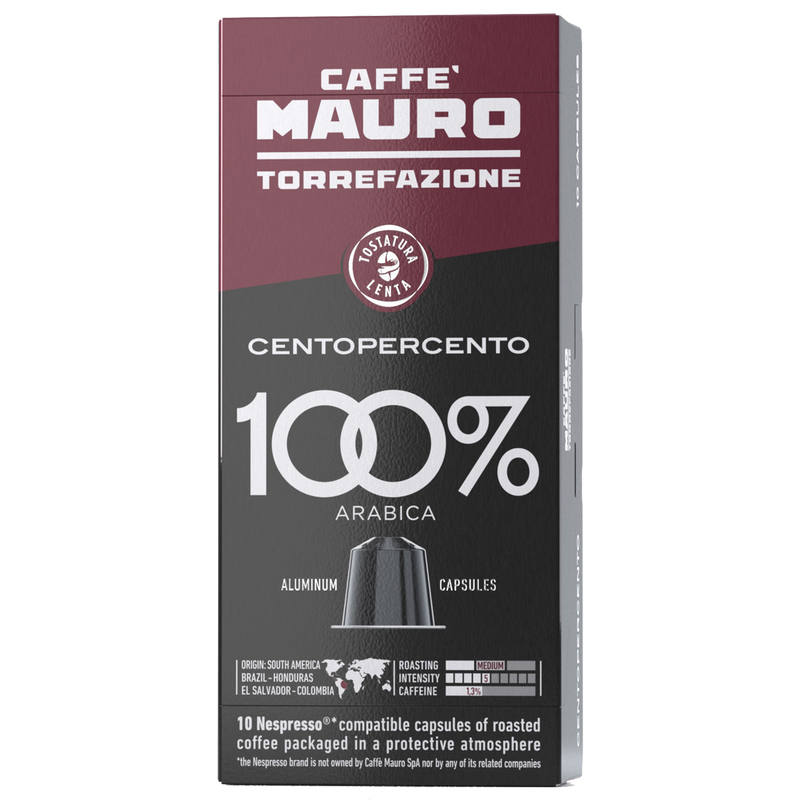 CENTOPERCENTO 100% Arabica Kapseln Nespresso© Kompatibel