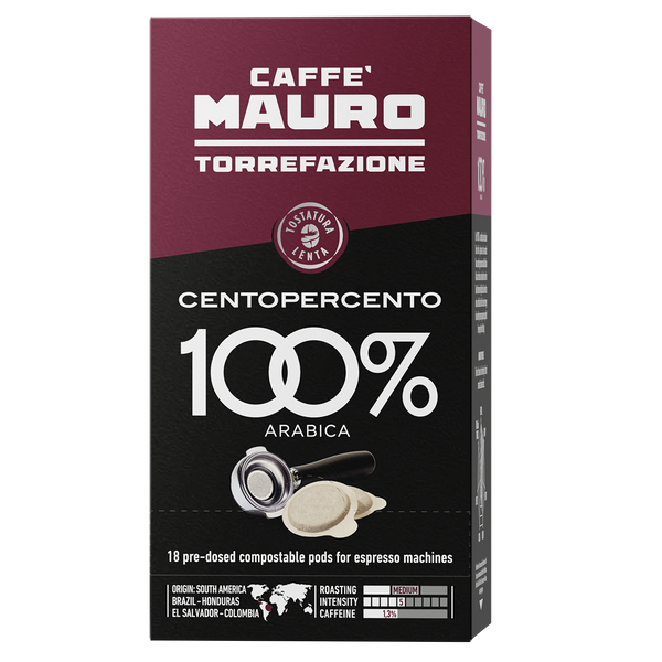 CENTOPERCENTO 100% Arabica Kaffeepads 18 Stk.