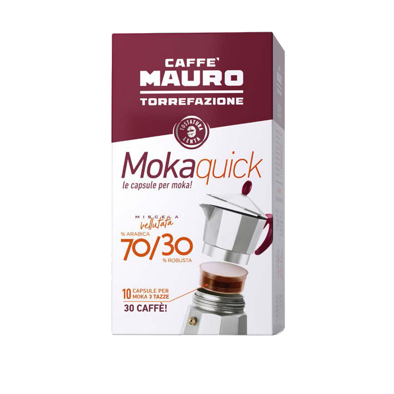 DE Luxe 70/30 Mokaquick Kapseln für Mokka-Espressokanne für 3 Tassen